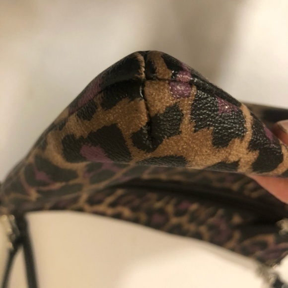 Coach leopard ocelot purple crossbody bag - Picture 9 of 13